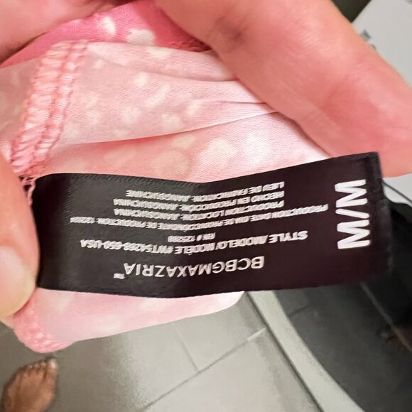 BCBGMAXAZRIA Nightgown in Pink - Size Medium - NWT - Unique Stretch Fabric - Picture 12 of 13